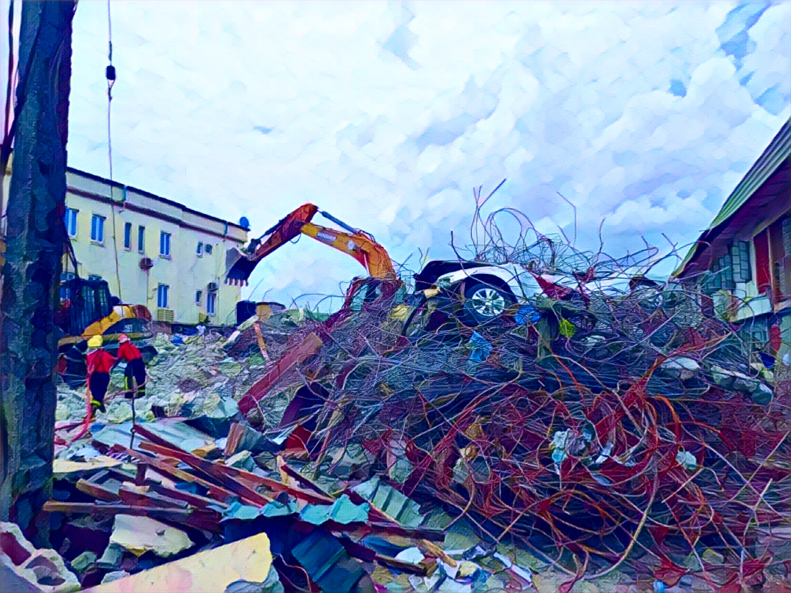 Five Dead, 13 Rescued After Lagos Building Collapse