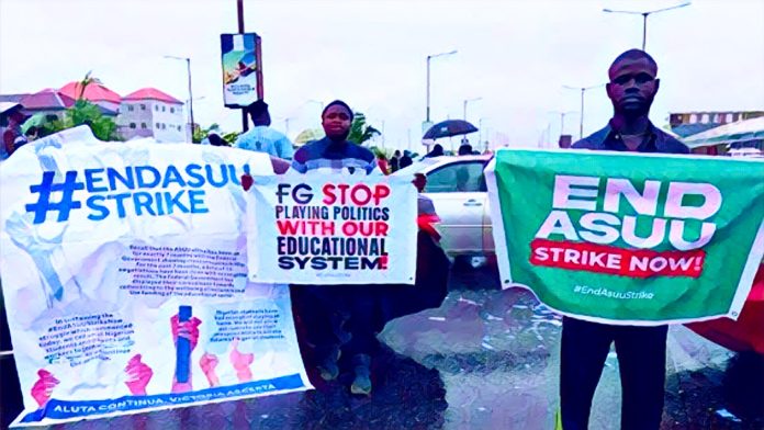 Nigerian students affected by ASUU strike sitting idle on campus