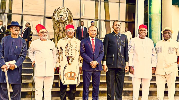 Umahi unveils South-East Former Governors Forum in Enugu