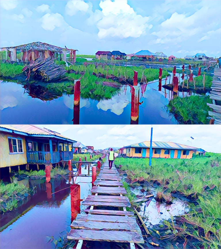 Ayetoro Faces Extinction as Rising Ocean Waves Destroy Homes